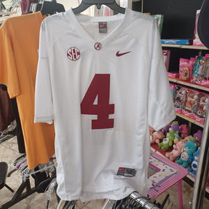 Nike Alabama Crimson Tide #4 Game Football Jersey - White

XL Men's